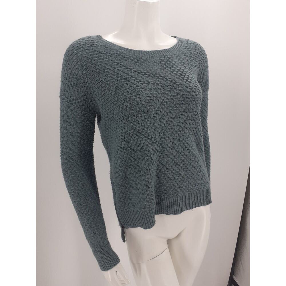 Madewell Teal Side Zip Sweater Size XXS